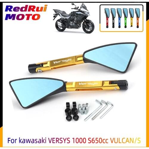 For kawasaki VERSYS1000 VERSYS650cc VULCAN/S VERSYS 1000 650CC S Aluminum CNC Motorcycle Side Mirror rearview Mirrors