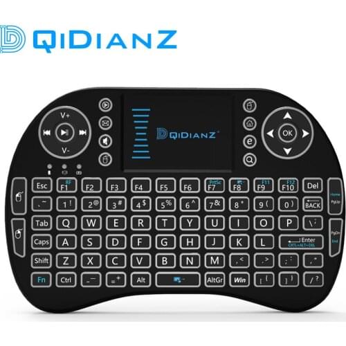 2.4G Mini Wireless I8 Keyboard with Touchpad QWERTY with USB Receiver Remote Control for Smart Android TV Box Play Game pc x96