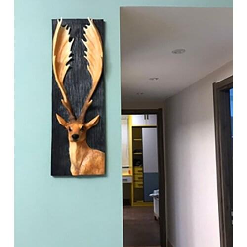 Home Decor Animal Pendant Statue Decoration Large Size Resin Ornaments Living Room Accessories Bar Wall Decor Gifts Statue