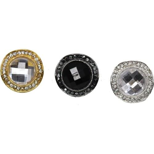 Good quality 22mm metal rhinestones button with sweater coat decoration button accessories DIY 1Pcs/Lot SP-0126