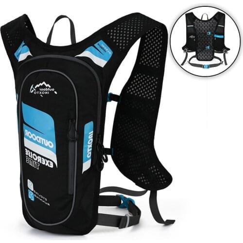 KoKossi Outdoor Hydration Backpack Trail Camping Hiking Traveling Running Vest Pack Men Women Marathon Race Sports 5L knapsack