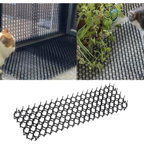 Anti-Digging cat and Dog Prickle Strips Anti-Cats Network Digging Stopper Pest Cat Scat Mat wit Spikes Prickle Strips
