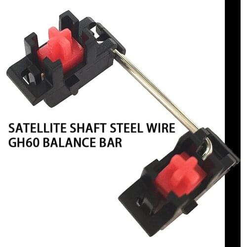 Black Case 6.25u Modifier Key Stabiliser Plate Mounted 7u Mechanical Keyboard Cherry MX Switch Pcb Mounted Stabilizer