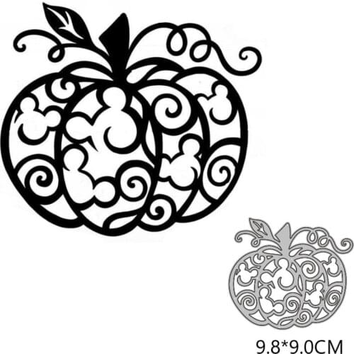Pumpkin Metal Cutting Dies New 2021 DIY crapbooking Paper Making Craft die Frame Die Embossing Cutting Dies