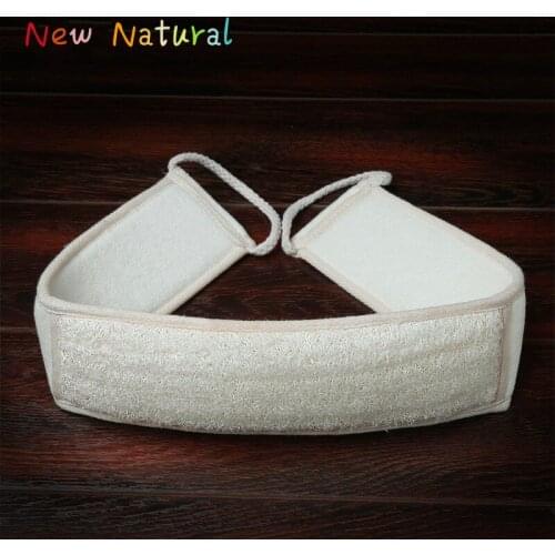 New Natural Soft Exfoliating Loofah Back Strap Loofah bath towel Shower Massage Spa Scrubber Sponge Body Skin Health Cleaning