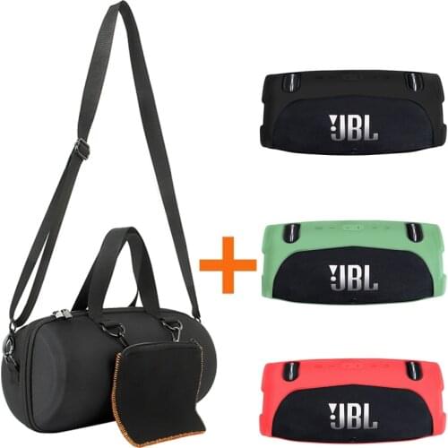 Newest EVA Hard Case Outdoor Travel Carrying Zipper Storage Bag + Soft Silicone Case Cover for JBL Xtreme 3 Bluetooth Speaker