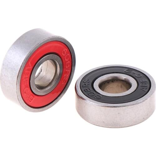 608RS ABEC-9 Inline Roller Skate Wheel Bearing 5pcs/set Anti-rust Skateboard Wheel Bearing Red Sealed 8x22x7mm