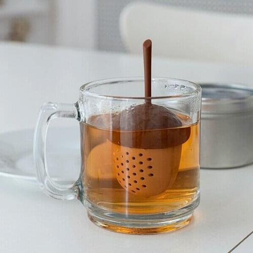 NICEYARD Acorn Shape Tea Bag Strainer Gadgets Herbal Filter Tea Infuser Tea Tools Silicone Kitchen Accessories