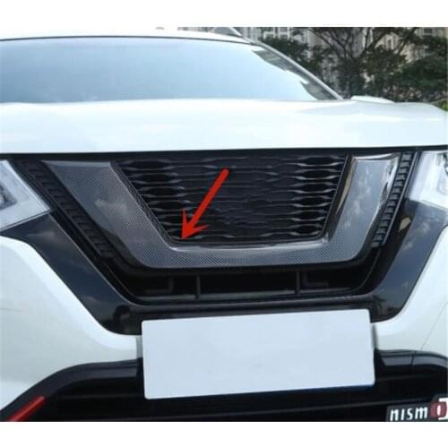 High-quality ABS Chrome front grille U-shaped decorative frame protection car accessories For Nissan QASHQAI 2019-2020