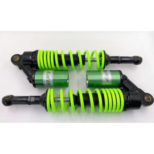Universal 1 Pair 360mm New Motorcycle Rear Air Shock Absorber Suspension 7mm spring for honda yamaha suzuki green