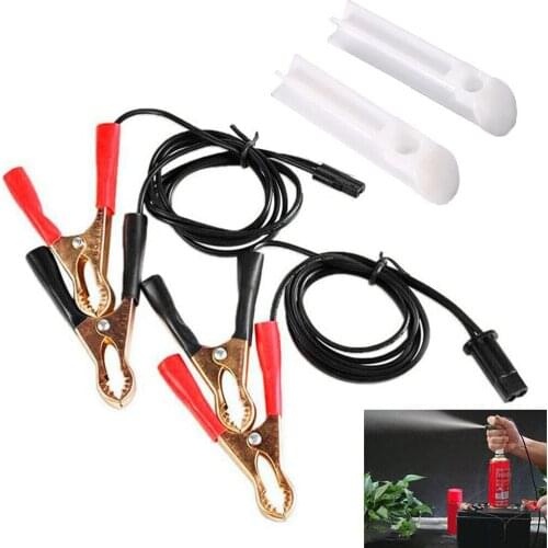 Universal Auto Car Fuel Injector Nozzle Flush Cleaner Adapter DIY Cleaning Tool Kit Set for Motorcycle