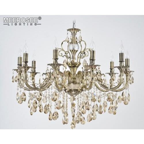 Vintage Crystal Chandelier Lighting Fixture Crystal Lamp Hanging Light Candelabra For Aisle Hallway Porch Staircase