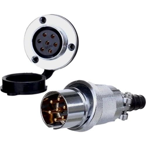 WEIPU WB30 TI+Z Soldering Male Female Electric Connector Circular Panel Socket Jack 4Pin 7 Pin Male Female Waterproof Adapter