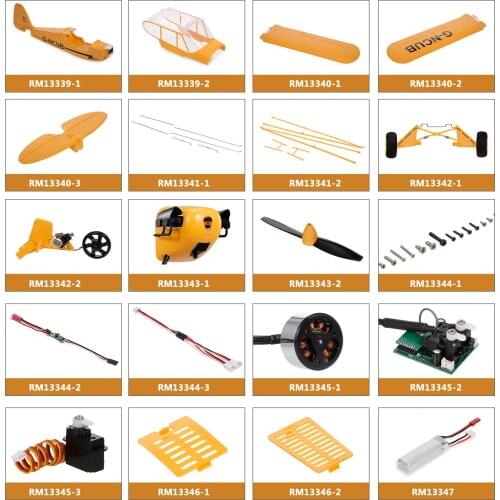 Wltoys XK A160 RC Airplane Parts Battery Circuit Compartment Cover Propeller Spinner Front Rear Landing Gear Wing Strut Fuselage