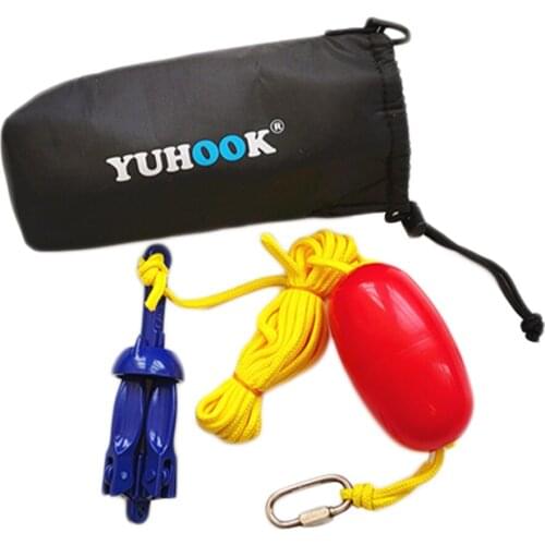 Kayak Grapnel Anchor New Universal Folding Anchor Kayak Canoe Boat Marine Anchor Aluminum Lightweight Small Watercraft Anchor