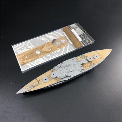  Anchor Chain With Wooden Deck for 1/700 Trumpeter 05772 USS West Virginia BB-48 1945 Model Upgrade Parts