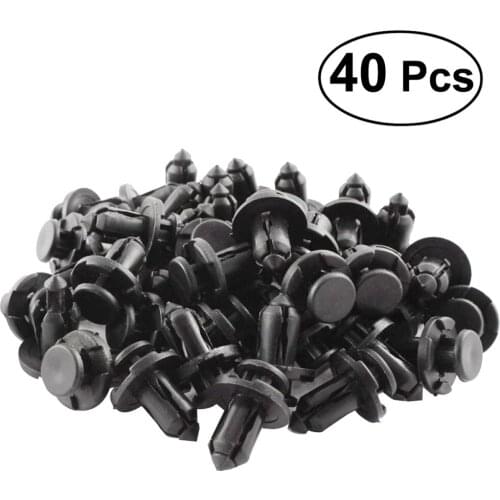 40 Pcs Fastener Clips 10mm 91503-SZ3-003 Push Type Super Strong Bumper Flare Fastener Rivet Clips