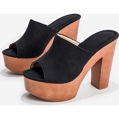 Womens Sandals Designer Slip On Woman Shoes Platform Chunky Women Shoe High Heel Ladies Sandals Bohemia Casual Womens Shoes