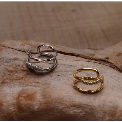 Mini Non Piercing Clip Earrings For Women Small Metal Gold Silver Color Ear Clips Inlaid Zircon Beads No Pierced Ear Jewelry