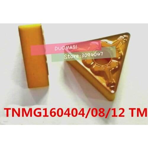 10PCS TNMG160404/ TNMG160408 TM carbide CNC inserts,lathe tool,apply to steel processing,insert MTQNR/MTJNR,Good wear resistance