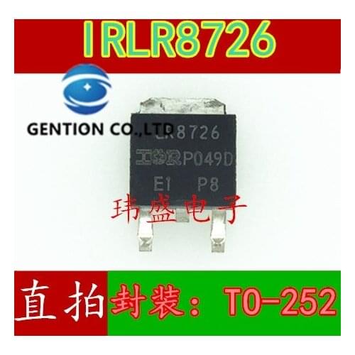 10PCS Field effect tube IRLR8726TRPBF LR8726 IRLR8726 the TO-252 in stock 100% new and original