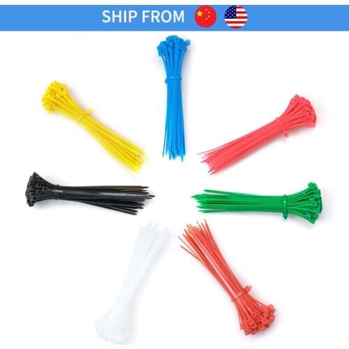 2.5*100mm one package of 50pcs white multi-purpose nylon label tie strap self-locking tie strap