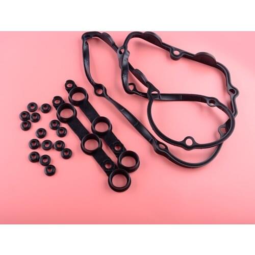 11120030496 Car Valve Cover Gasket With Seals Set Fit for BMW X3 E83 E53 3 5 7 Series E46 E39 E60 E65 E66 E67 Z3 Z4 E36 E85