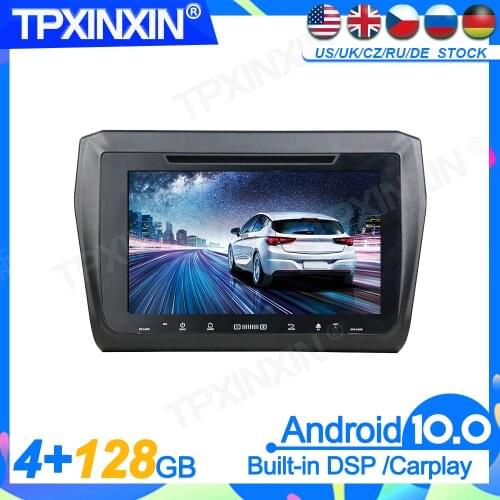 128GB Android 10For Suzuki Swift 2017 2018 2019 Head Unit Car Multimedia Player Auto Radio Tape Recorder GPS Navigation DSP IPS