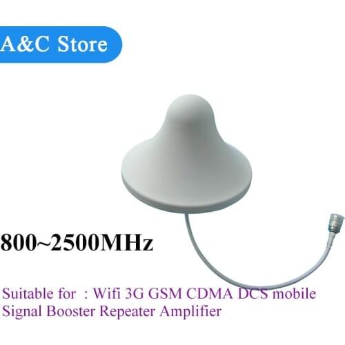 4pcs/lot 800-2500Mhz 6dBi indoor ceiling antenna for GSM,CDMA,3G,DCS cell phone signal repeater booster amplifier