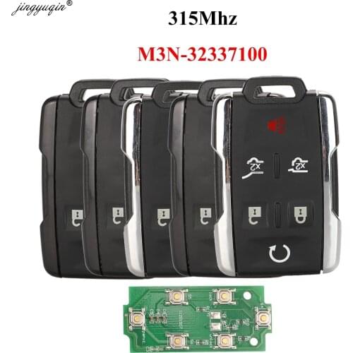 Jingyuqin 3BTN Keyless Remote Fob Entry For Chevrolet Silverado Colorado 2014-2018 For GMC M3N32337100 13577770 Car key 315Mhz