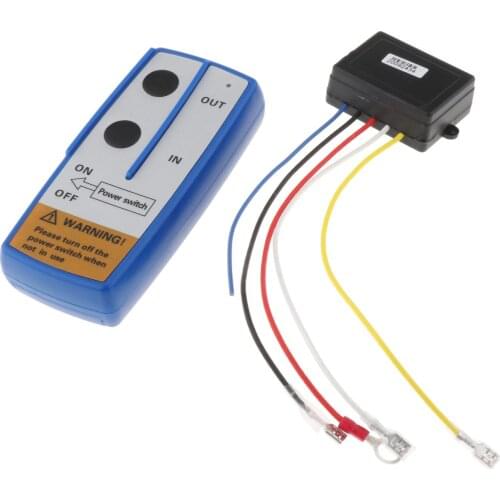 Wireless Winch Remote Control Kit 12V Switch Handset for ATV SUV Truck Auto Winch with Indicator Light
