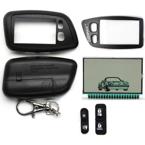 Two way alarm Russia Case for CENMAX ST-5A+LCD display for CENMAX ST5A 5A LCD keychain car remote 2-way Free shipping