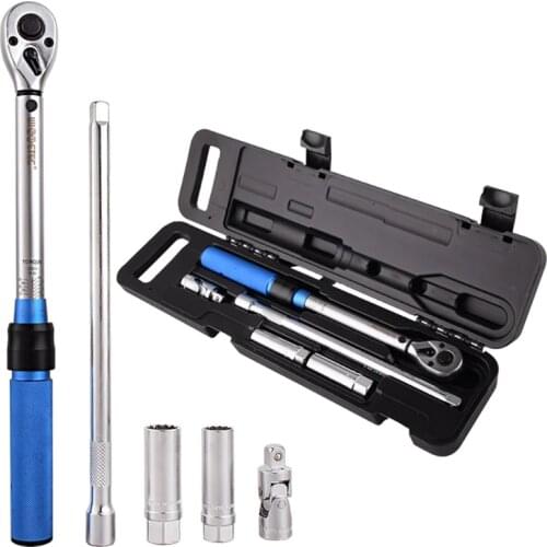203F Wear-resistant Durable 3/8 Magnetic Spark Plug Socket Torque Wrench Wear-resistant Drive Click Torque Wrench Set