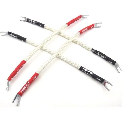Nordost Odin 7N OFC 20cm silver-plated speaker bridge cablemachine line audio speaker cable 3 optional