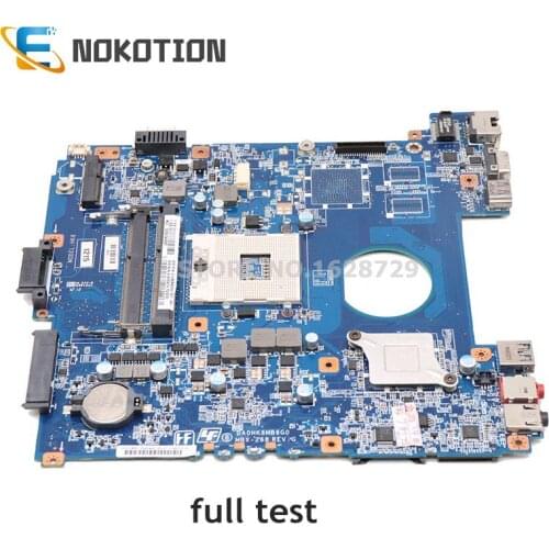 NOKOTION For Sony Vaio SVE14 laptop motherboard A1893195A A1876091A DA0HK6MB6G0 MBX-268 Mainboard HM76 UMA DDR3 full test