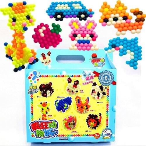 Educational Toy Creative Magic Aqua Bead Box Kit Girl Boy Crystal Kid Toy Children Handmade DIY Toys Craft Toy Water Sticky Bead