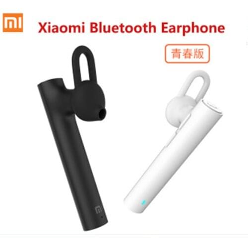 Original Xiaomi Bluetooth Youth Edition Earphone Headset Mi Bluetooth Volume Control Handsfree Earphone with Build-in Mic