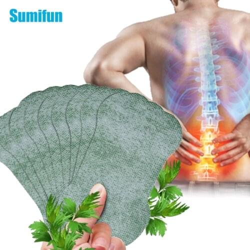 12pcs/Lot Wormwood Lumbar Pain Patch Body Cervical Knee Orthopedic Arthritis Back Pain Relieving Plaster Chinese Herbal Stickers