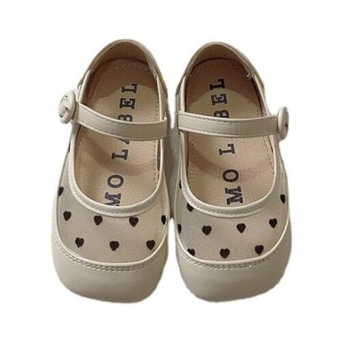 CMSOLO Girls Casual Shoes Baby Toddlers Soft Bottom Casual Shoes New Fashion Spring Summer Cute Girl Flat Heels Shoe Kids Shoe