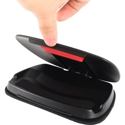 Practical Car Cell Phone Holder Black Car Phone Mounts Dashboard GPS Holder Navigator Bracket Essential Car Accessories