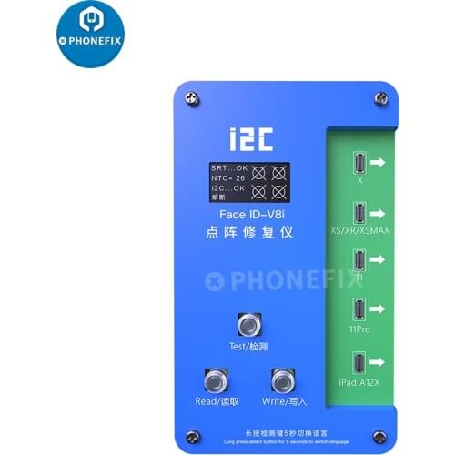 I2C IFace V8 Programmer Dot Lattice Repair Detector for iPhone X-11 Pro Max Face ID Not Working Dot Matrix Read Write Tool