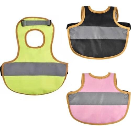 Chicken Harness Reflective Vests Hen Size with Matching Belt Comfortable Breathable Suitable for Chicken Duck Goose Supplies C42