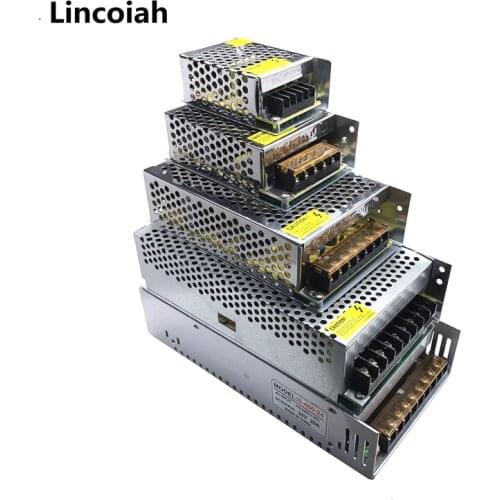 5V 2A 3A 5A 8A 10A 12A 20A 40A 60A 70A Switch LED Power Supply Transformers For WS2812B WS2801 SK6812 SK9822 APA102 LED Strip