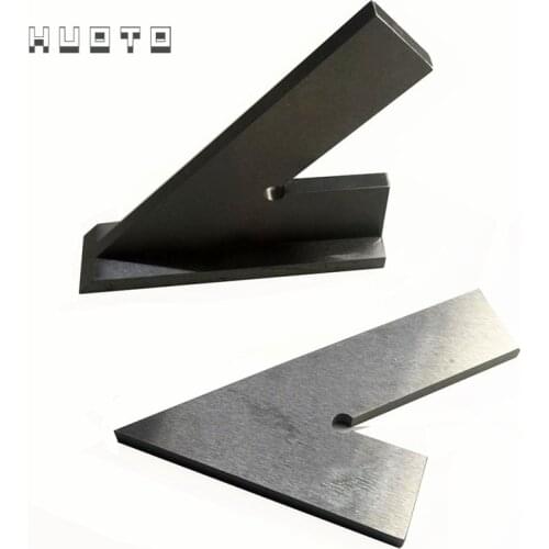 120x80mm 100x70mm Stainless Steel 45 Degree Miter Angle Corner Ruler Wide Base Gauge Measuring Tools DIN875/2 Standard With Stop