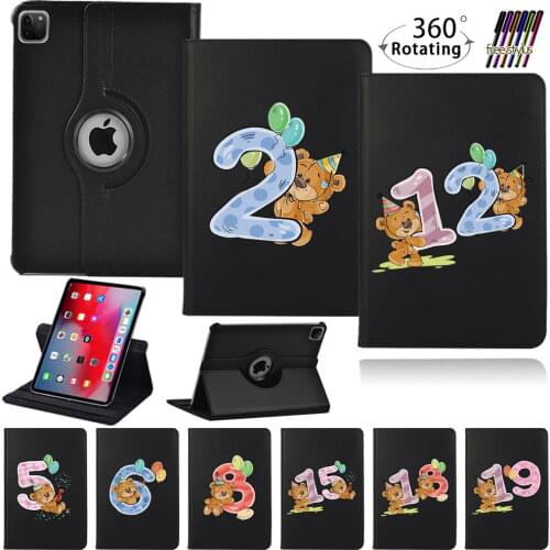 360 Rotation Case for IPad Air 4 10.9" Case for IPad Air 1/2 9.7" Tablet Cover for Air 3 10.5" with Auto Wake Flip Smart Case