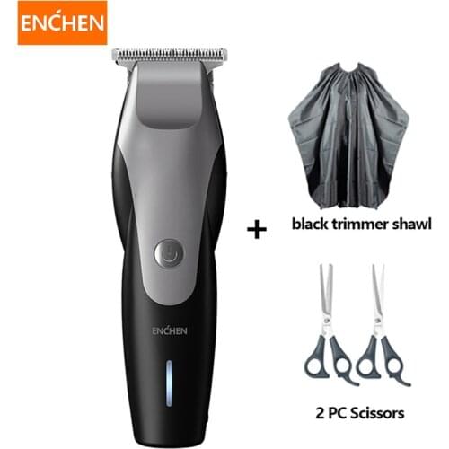 Hummingbird Hair Trimmer Men Clipper USB Rechargeable Low Noise Hair Cutter with 3 Hair Comb Of Enchen Electric Trimmer