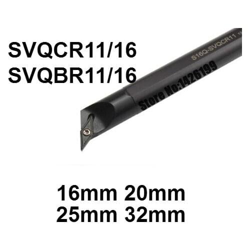 1PCS S16Q-SVQCR11 S20R-SVQCR11 S20R-SVQCR16 S25S-SVQCR16 S32T-SVQCR16 SVQCL16 SVQBR11 SVQBR16 SVQBL16 16mm-32mm CNC lathe tools