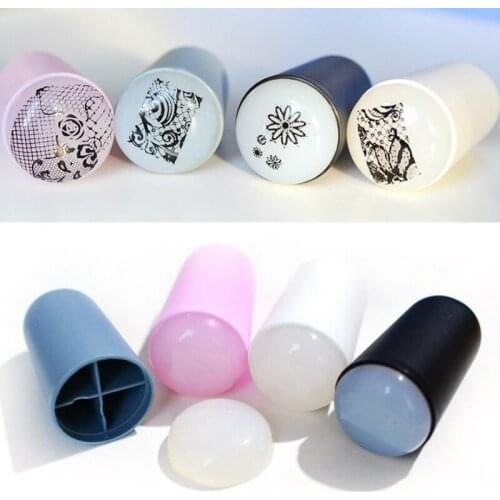 1 Piece Silicone Nail Art Design Nails Stamper Scraper DIY Stamp Stamping Template Image Paint Plate Manicure Tool Accessories