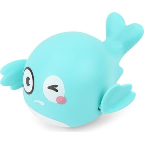 1Pcs Wind Up Swimming Bath Whale Toys, Clockwork Wind up Bath Bathroom Whale for Toddlers Babies Bathing 69HE