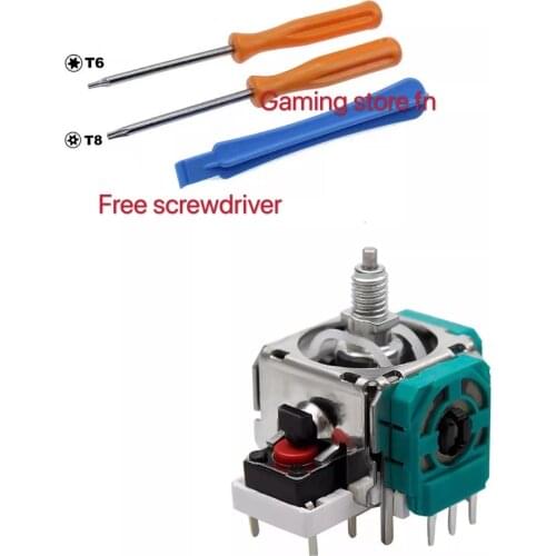 10pcs/lot Original new for XBOXONE Elite 2nd GEN controller 3D analog joystock button ALPS with free openning tool screwdriver